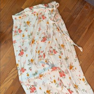 Flower maxi skirt